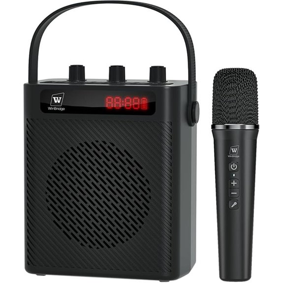 Wireless Microphone & Speaker Portable Amplifier System