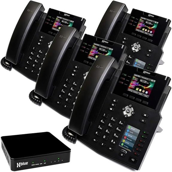 Xblue QB System Bundle with 4 IP Phones