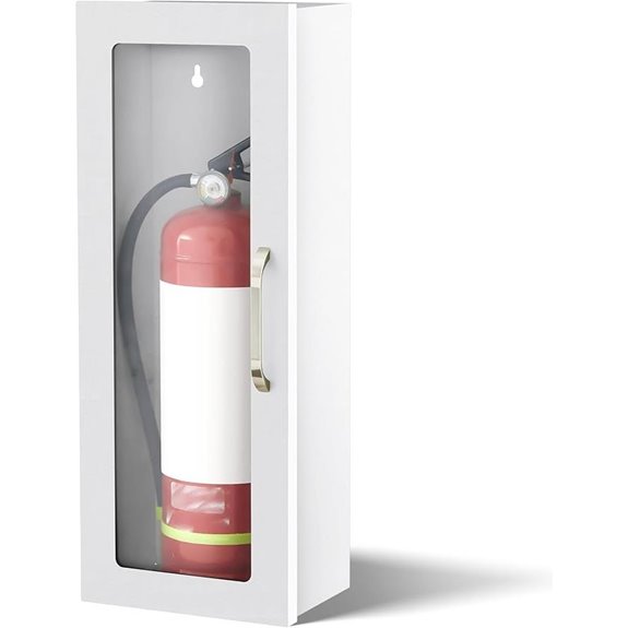 Zonon 10lb Fire Extinguisher Wall Mount Cabinet