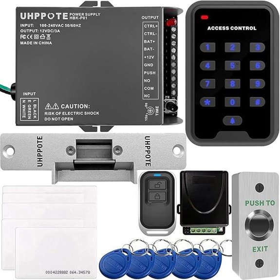 UHPPOTE 125KHz RFID Door Access Control Kit