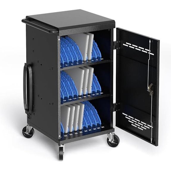 POCHAR 30-Device Charging Station with Cable Management