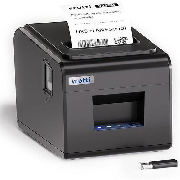 Vretti 80mm Thermal Receipt Printer with LAN