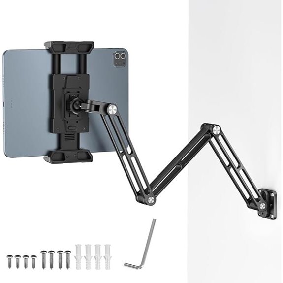 adjustable aluminum tablet mount