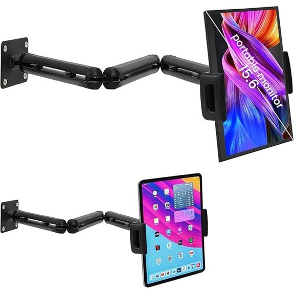 adjustable aluminum wall mount