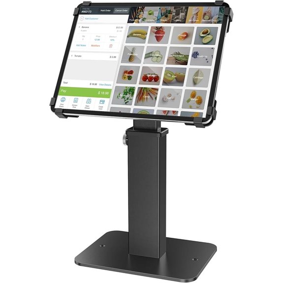 adjustable anti theft tablet stand