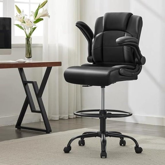 Ergonomic Drafting Chair with Adjustable Features