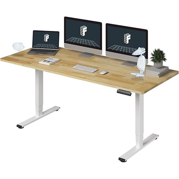 FlexiSpot E6 Wooden Electric Standing Desk