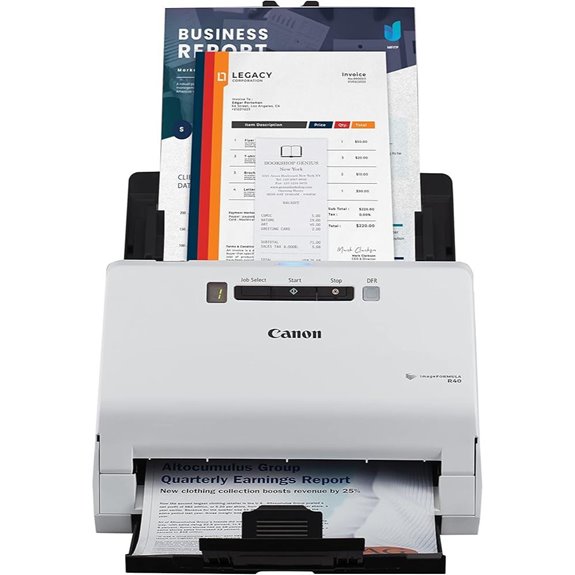 Canon imageFORMULA R40 Document Scanner with Auto Feeder