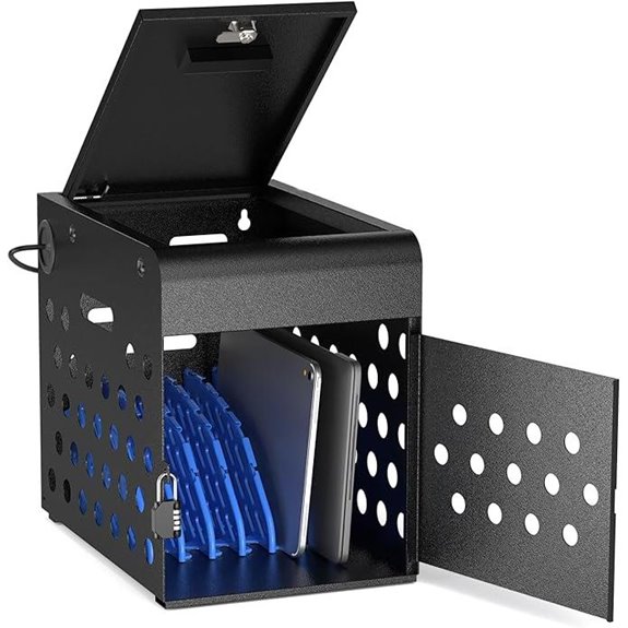 POCHAR 8-Device Chromebook Charging Cabinet for Classroom