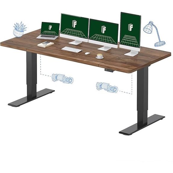FLEXISPOT 79x32-Inch Dual Motor Standing Desk