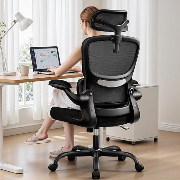 Ergonomic Mesh Office Chair with Lumbar & Headrest