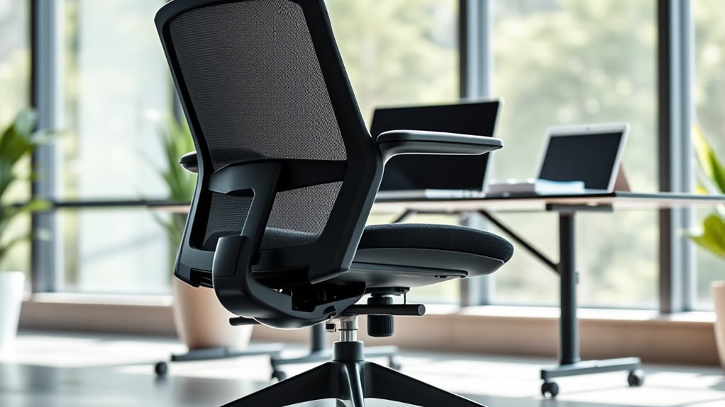 ergonomic support and adjustability