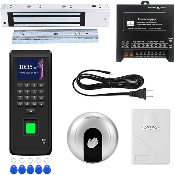 Biometric Access Control System with Fingerprint & RFID