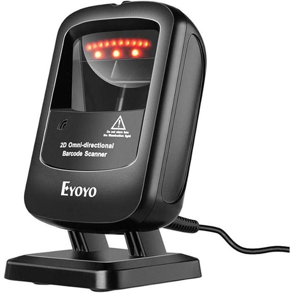 Eyoyo 1D/2D Barcode Scanner Hands-Free USB Reader