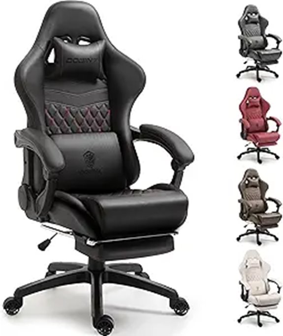 Dowinx Heavy Duty Gaming Chair with Footrest