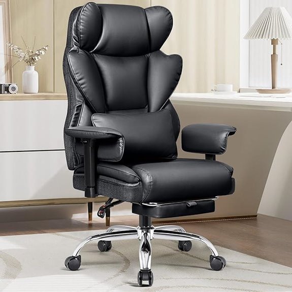 Heavy Duty Big & Tall Office Chair with Lumbar