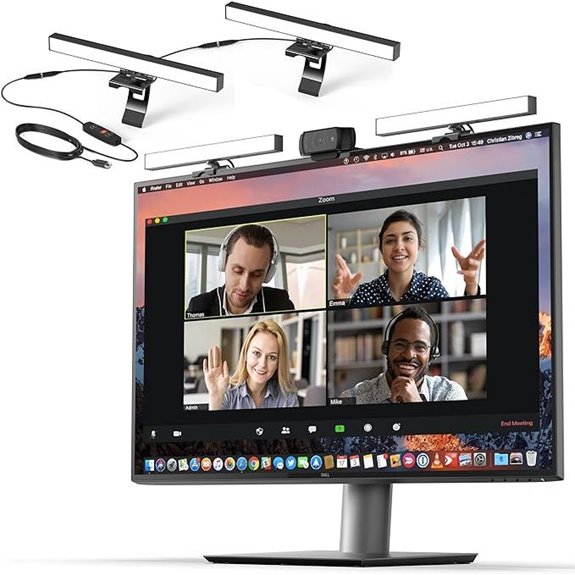 HumanCentric Webcam Lighting for Video Conferencing