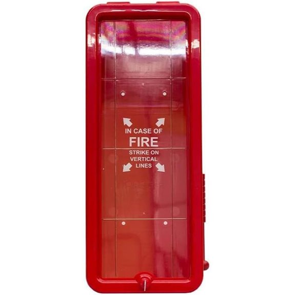 5# Fire Extinguisher Cabinet Box Indoor/Outdoor Red