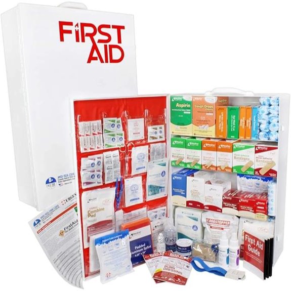 OSHA & ANSI 4 Shelf Industrial First Aid Cabinet