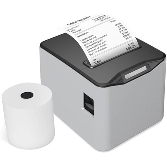Thermal Receipt Printer with Auto Cutter and LAN Connection