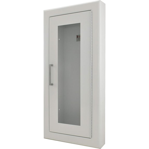 Larsens 2.5-inch Semi-Recessed Fire Extinguisher Cabinet