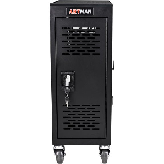 16-Device Lockable Mobile Charging Cart