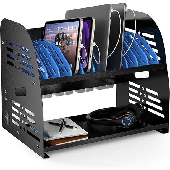 10-Device Charging Station with Power Strip