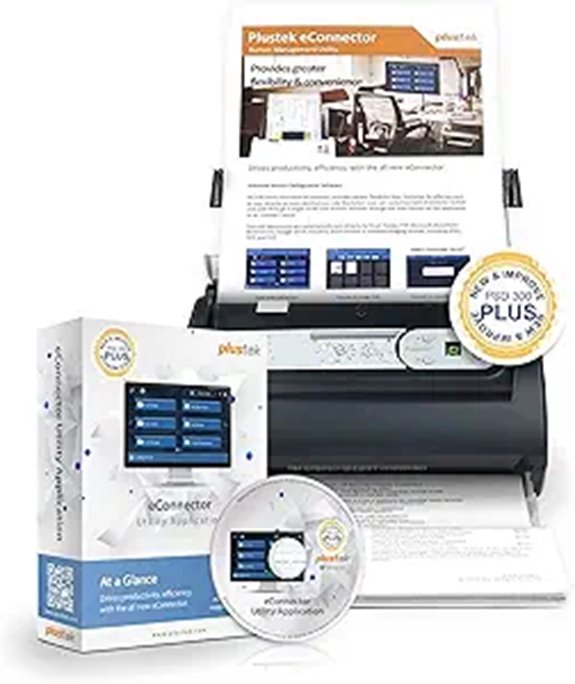 Plustek PSD300 Plus Document Scanner with Cloud Features