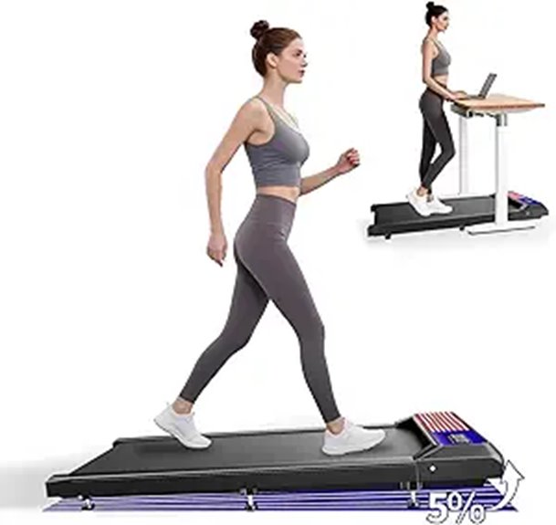 Portable Walking Treadmill with Incline and LED Display