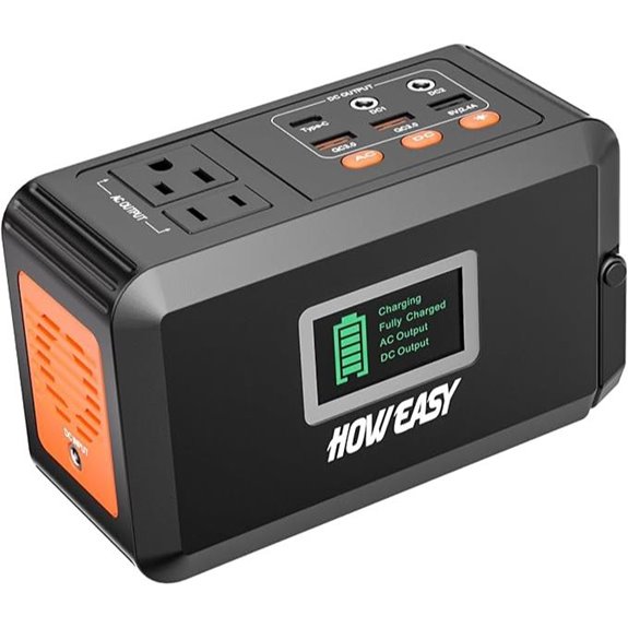 HOWEASY Portable Power Station with Solar Panel Option