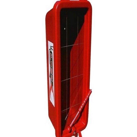 Cato Red Fire Extinguisher Cabinet with Lock and Hammer