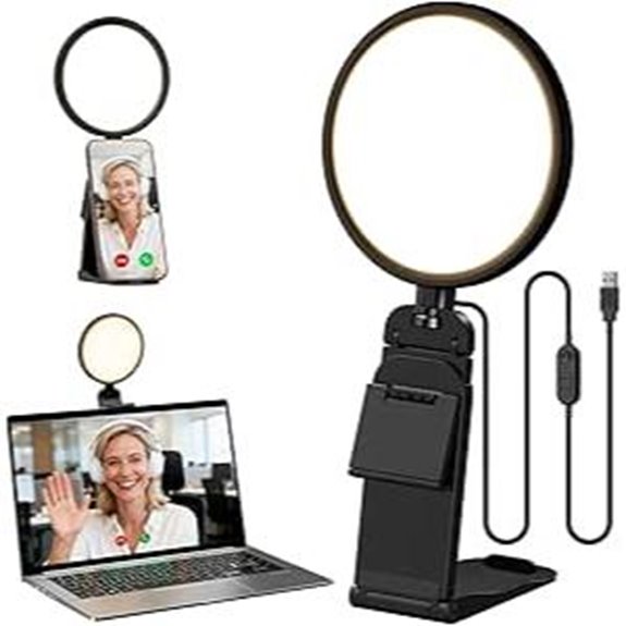 Zoom Ring Light for Video Conferencing and Streaming
