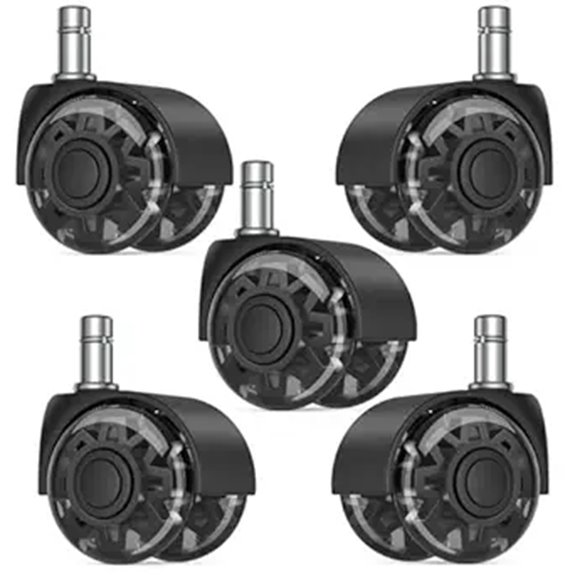 set of five replacement wheels