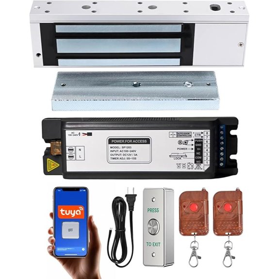 Smart Door Access System with Magnetic Lock and App