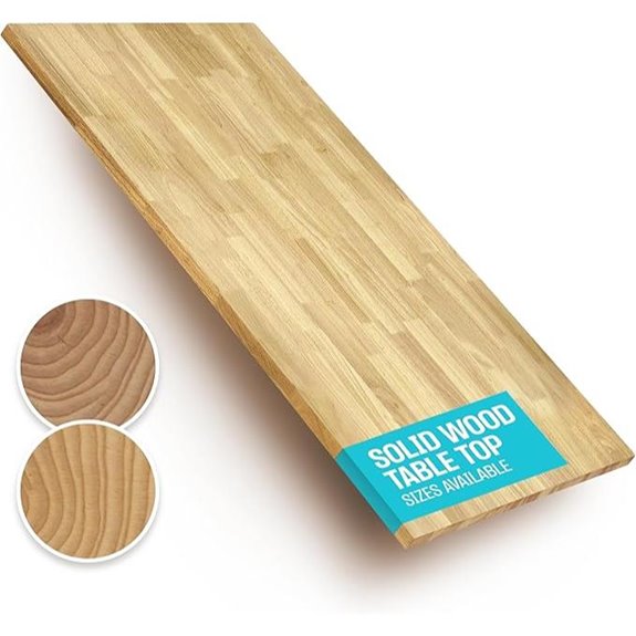 Solid Wood Desk Top for Standing Desks and Workstations