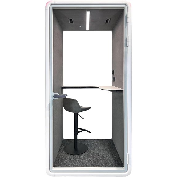 Soundproof Office Pod Booth with Acoustic Panels