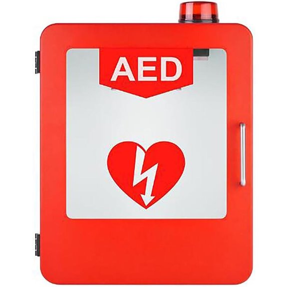AED Wall Mounted Cabinet with Alarm and Window