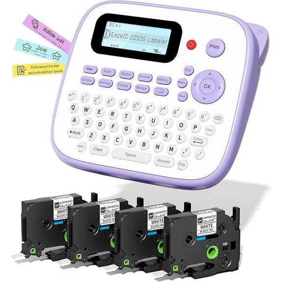 Label Maker with Tapes Waterproof Portable Bundle