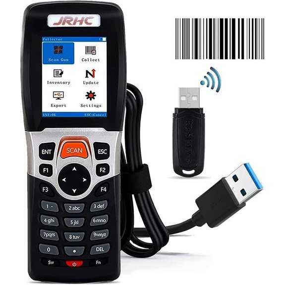 Wireless Barcode Scanner with Color LCD Screen