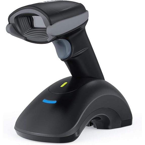 TEEMI Wireless Bluetooth Barcode Scanner with Charging Station