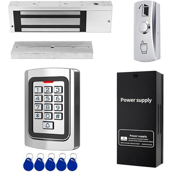 Electric Magnetic Door Lock Kit with Keypad and App