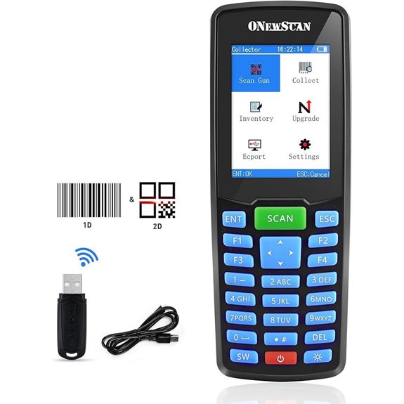 Wireless Barcode Scanner with LCD Screen