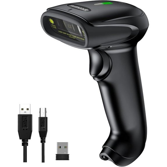 Symcode Wireless & Wired 1D Laser Barcode Scanner