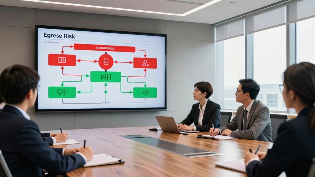 explaining data exit risks