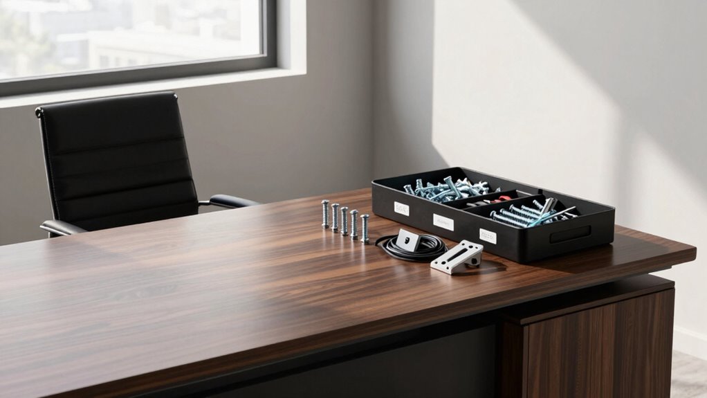 organize ergonomic minimalist workspace