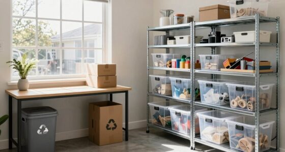 organized storage reduces waste