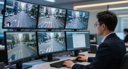 securely review cctv footage