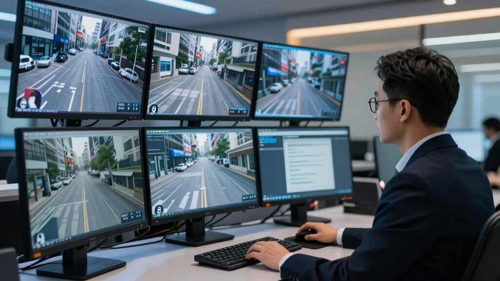 securely review cctv footage