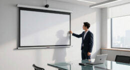 7 Best Motorized Projector Screens for Boardrooms in 2026