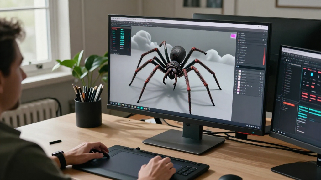 Meet The Artist Who Built A Giant Spider For A Virtual World
